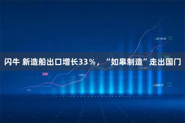 闪牛 新造船出口增长33％，“如皋制造”走出国门